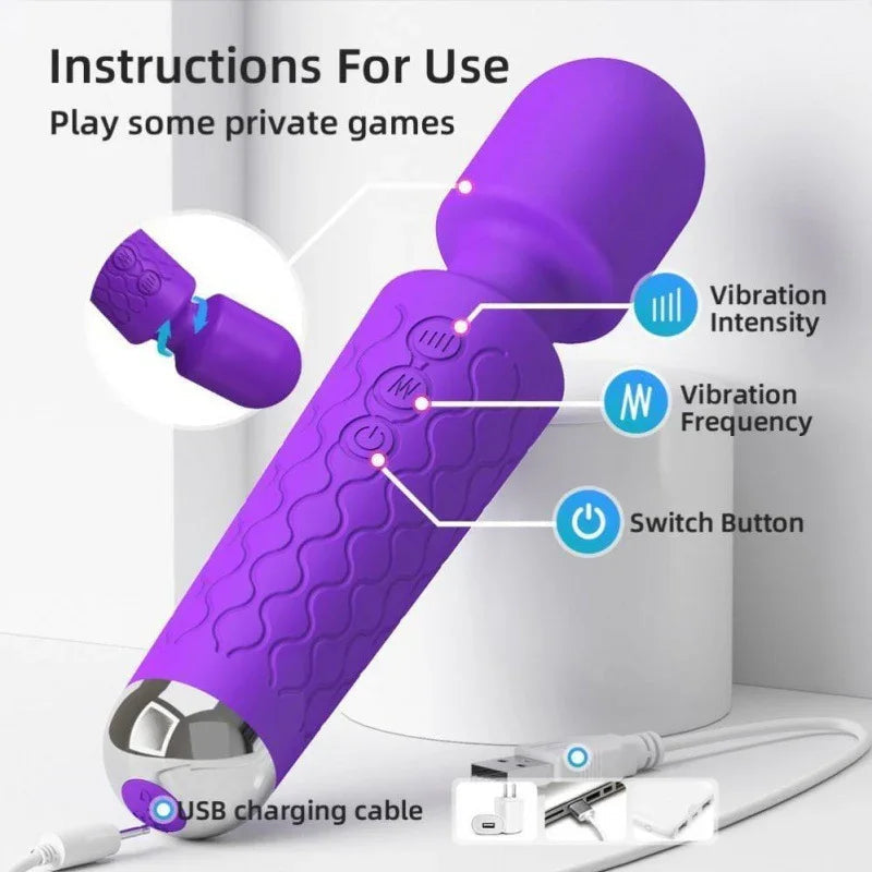 Wand Vibrate Massage Simifo