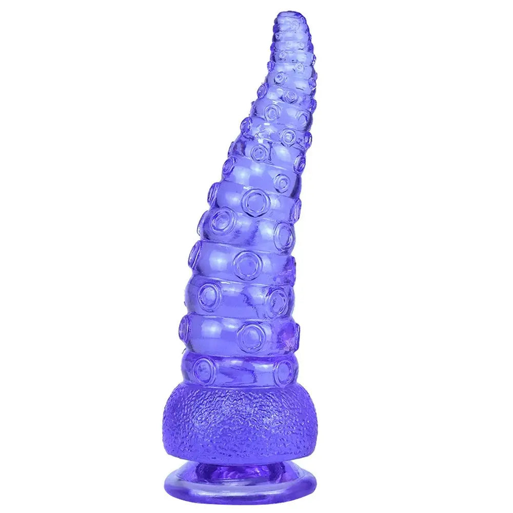 Crystal Octopus Tail Transparent Soft Butt Plug Simifo
