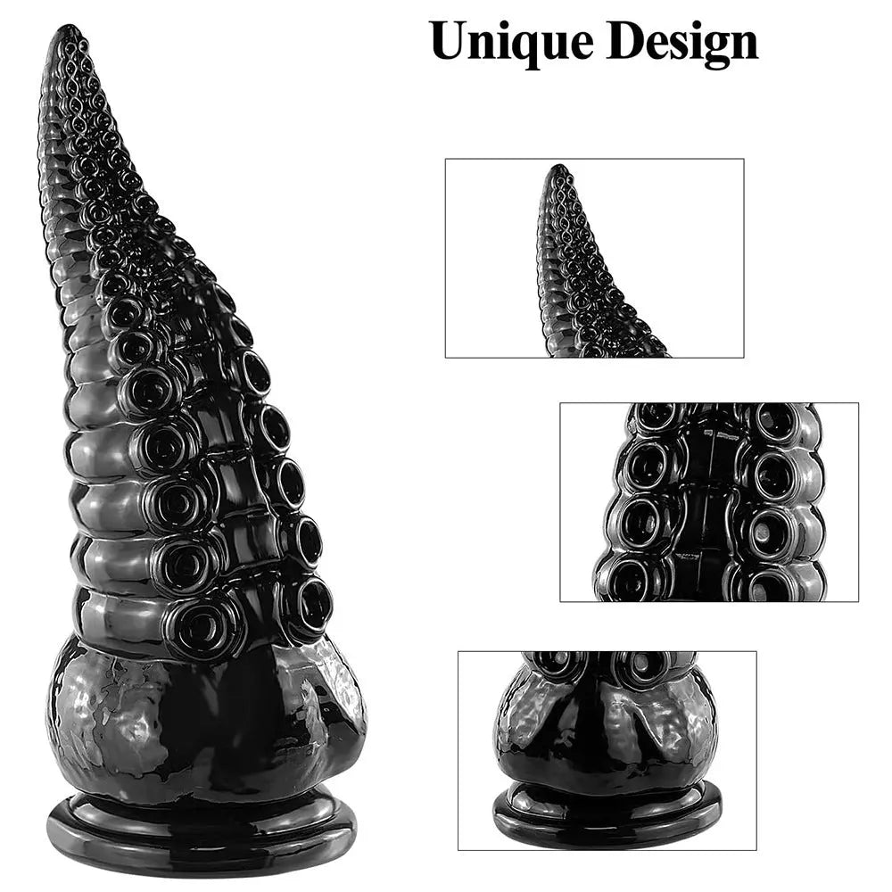 Crystal Octopus Tail Transparent Soft Butt Plug Simifo
