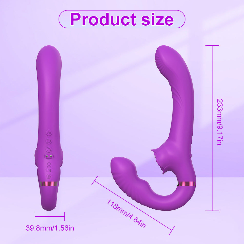 Double Ended G-Spot Dildo Vibrator Simifo