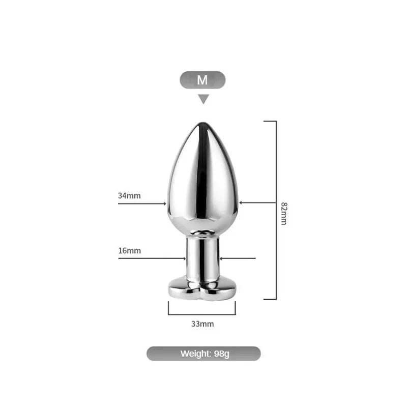 Butt Plug With Backlight App Remote Control
