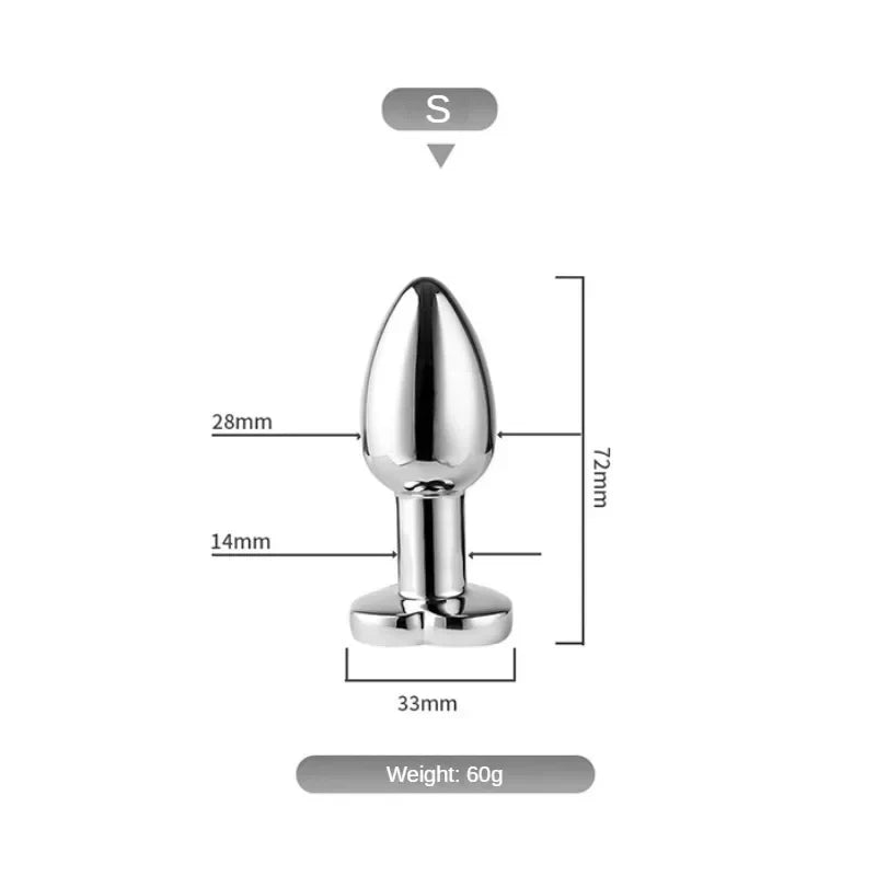 Butt Plug With Backlight App Remote Control