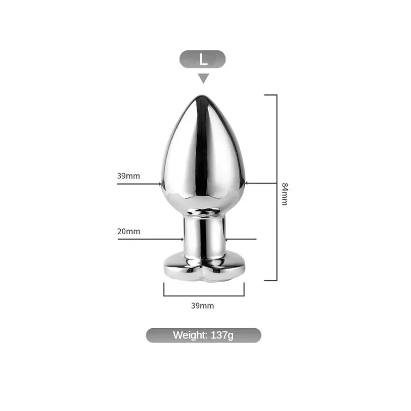Butt Plug With Backlight App Remote Control