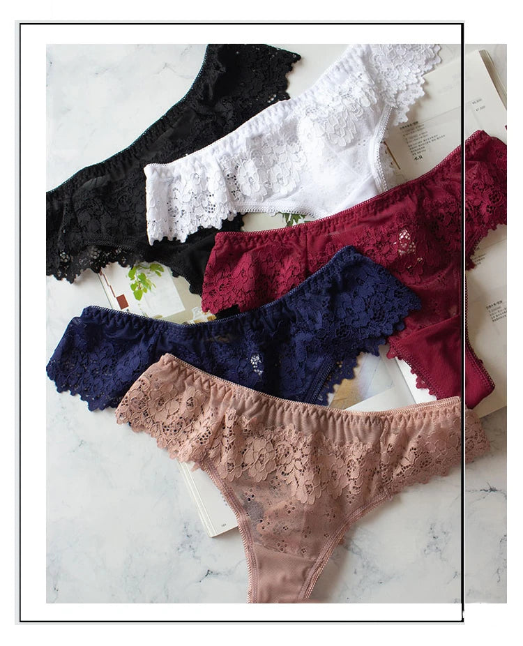 Sexy Low-waist Lace Panties Simifo