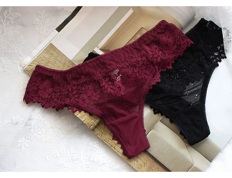 Sexy Low-waist Lace Panties Simifo