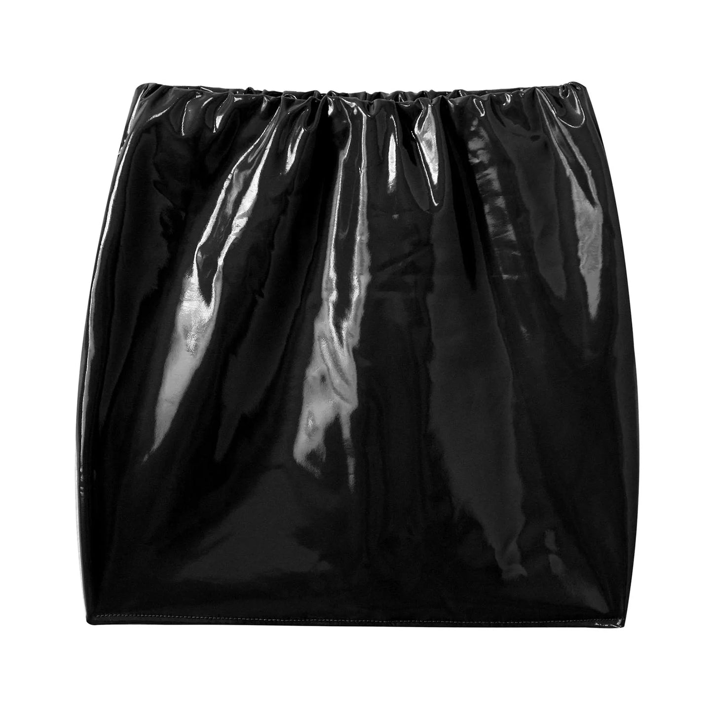 Sexy Womens Leather Miniskirt