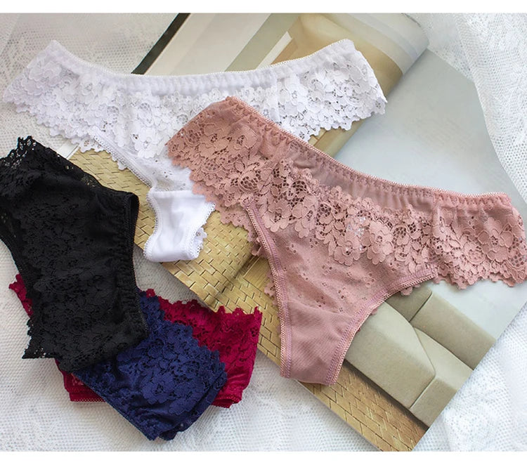 Sexy Low-waist Lace Panties Simifo
