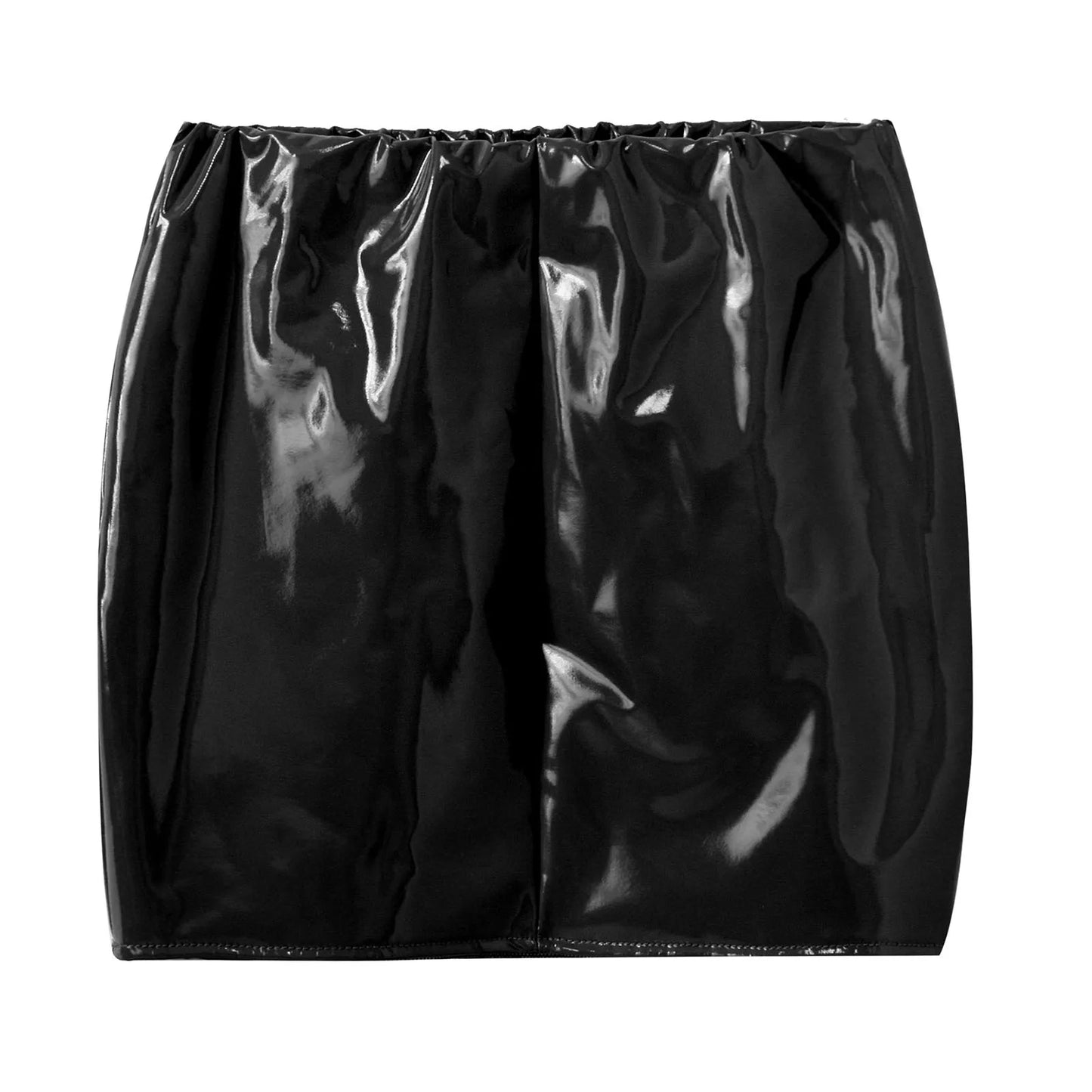 Sexy Womens Leather Miniskirt