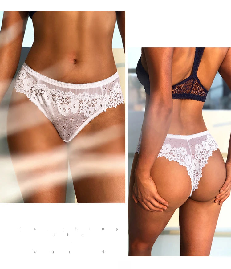 Sexy Low-waist Lace Panties Simifo