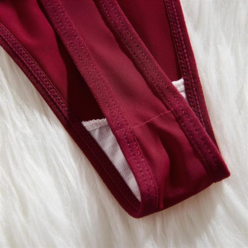 Queen of Spades Sexy Thong - Love Decoration Cotton Crotch Low Rise Underwear | Fun Lingerie Gift