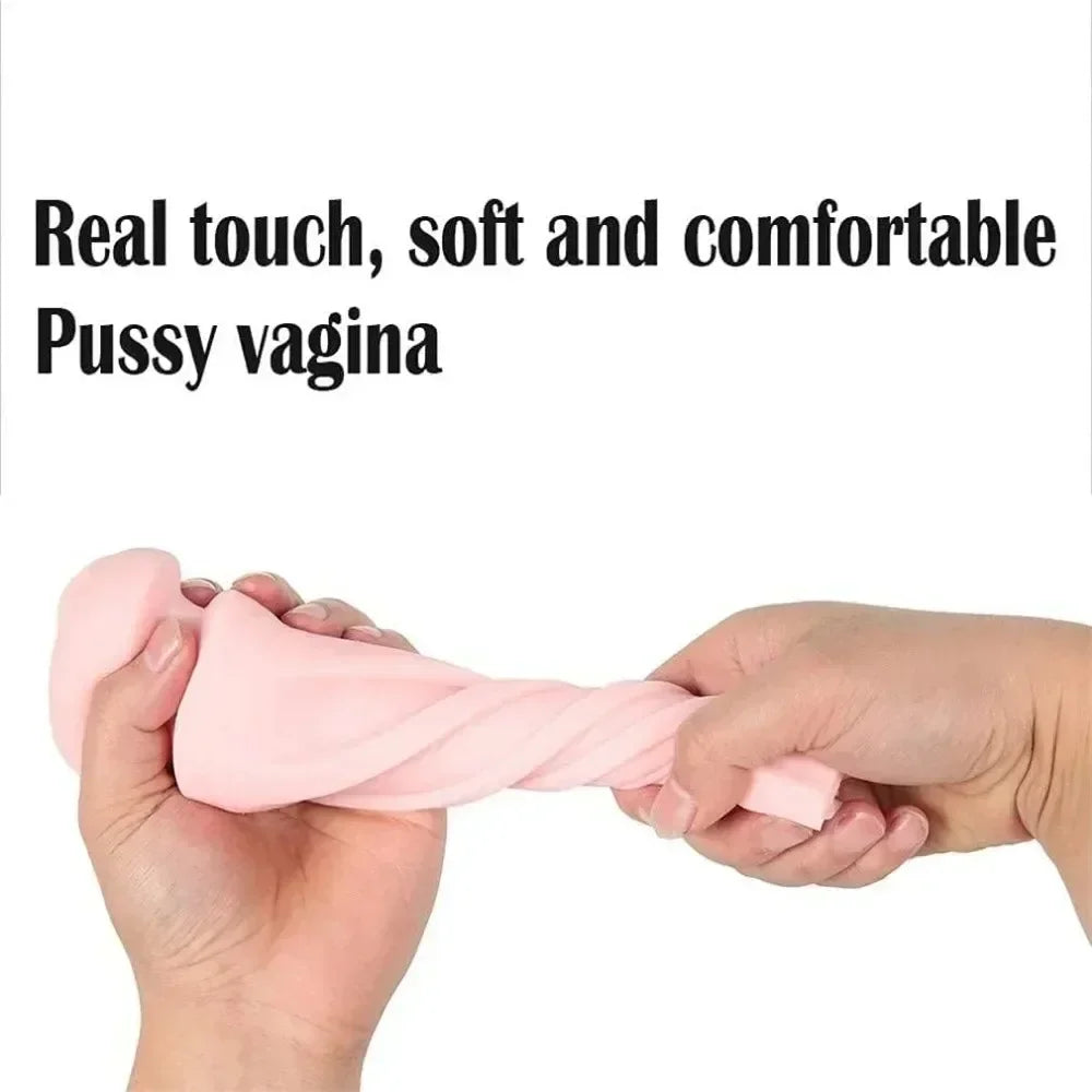 5D Massager Male Masturbator - Realistic Silicone Vagina Stroker | Men's Pleasure Toy