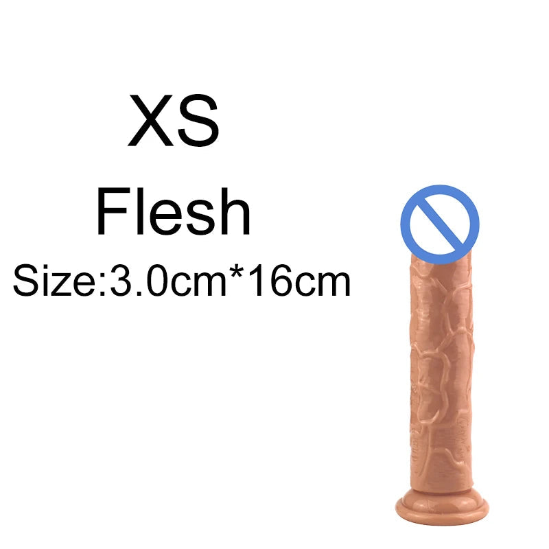 5 Colors Dildo With Suction Cup Simifo