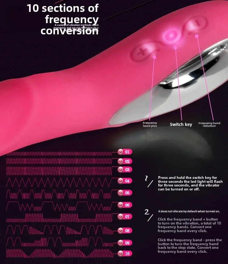 Pink - Purple vibrator Simifo