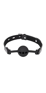 Black Silicone Ball Gag Simifo