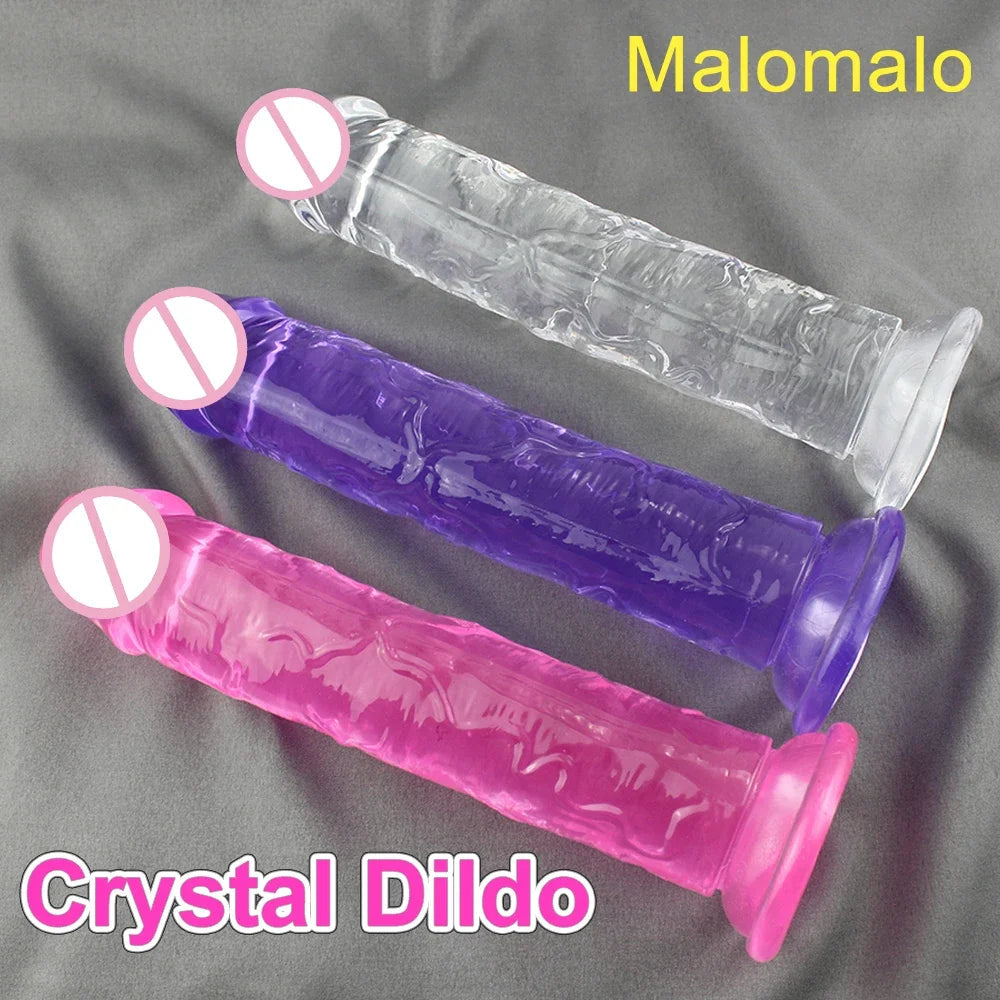 5 Colors Dildo With Suction Cup Simifo