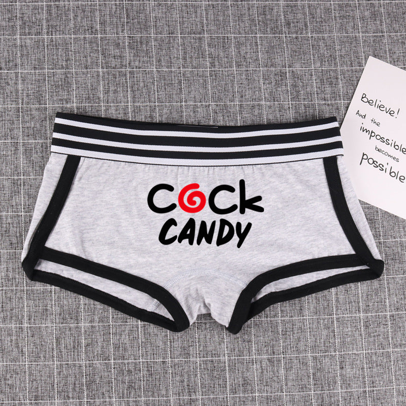COCK CANDY Women's Cotton Boxer Shorts - Breathable Boyshort Panties | Comfortable Intimates