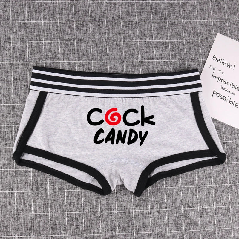 COCK CANDY Women's Cotton Boxer Shorts - Breathable Boyshort Panties | Comfortable Intimates