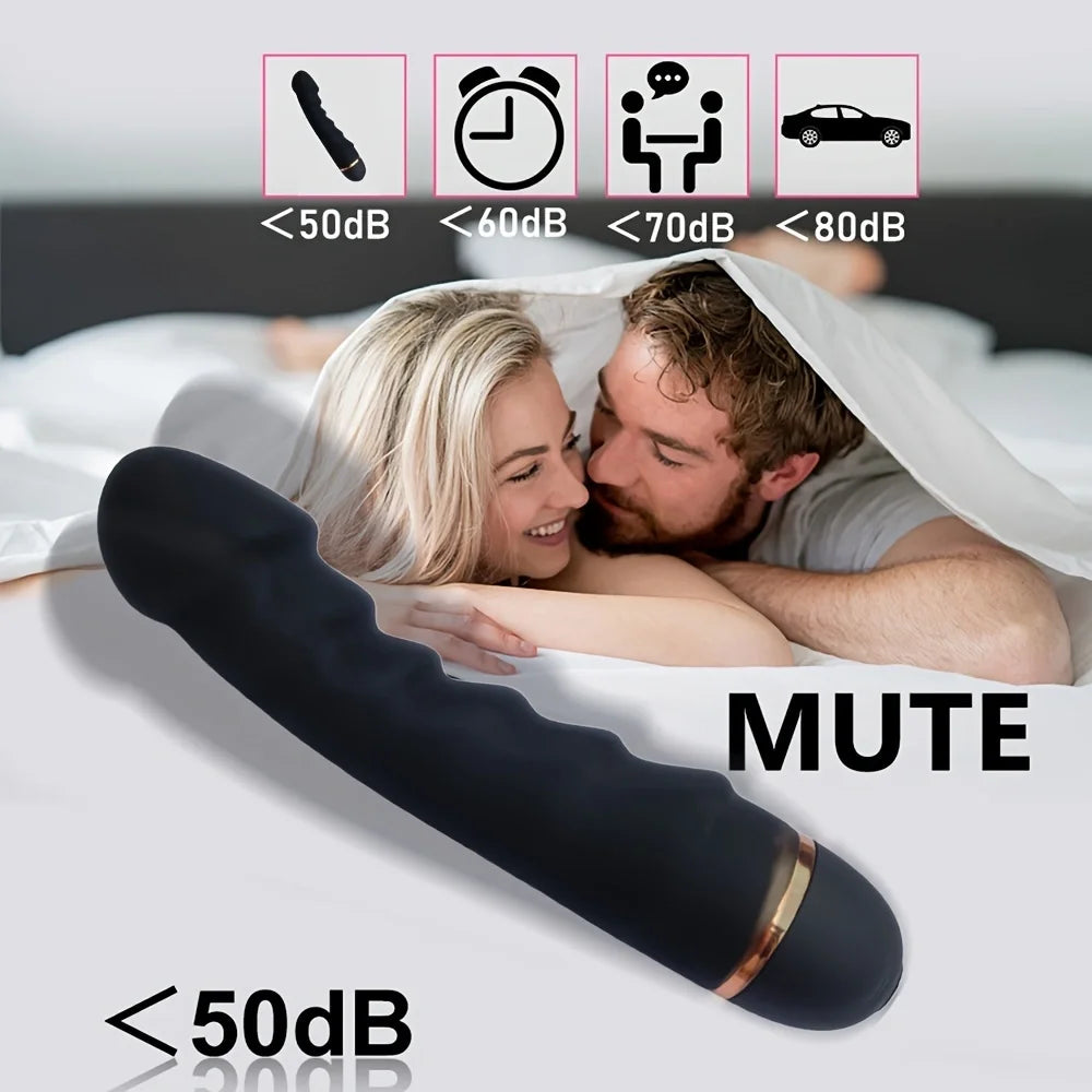 20-Mode G-Spot Vibrator - Dual Vaginal & Anal Stimulator for Women