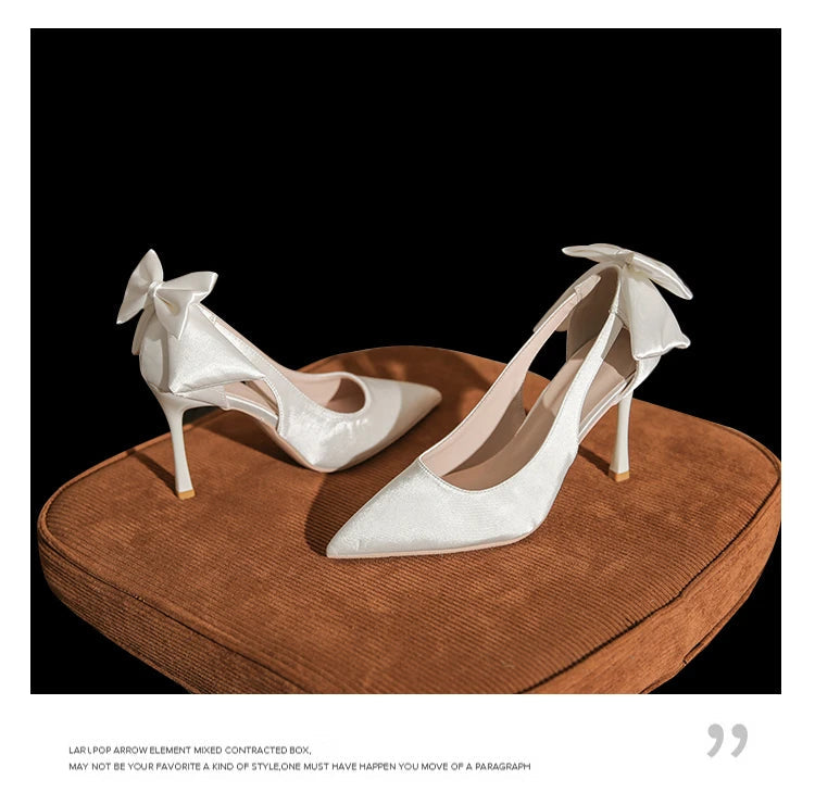 White High Heels Simifo