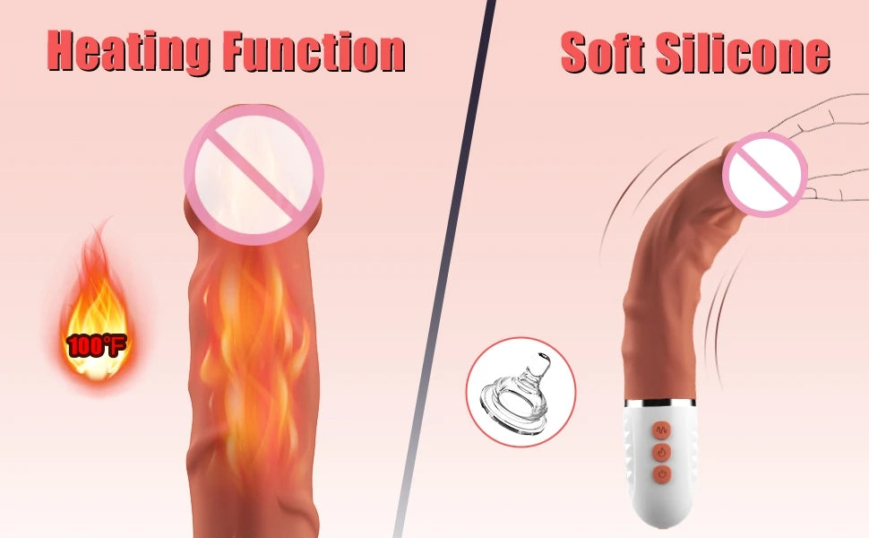 Realistic Vibrate Dildo - 10 Modes
