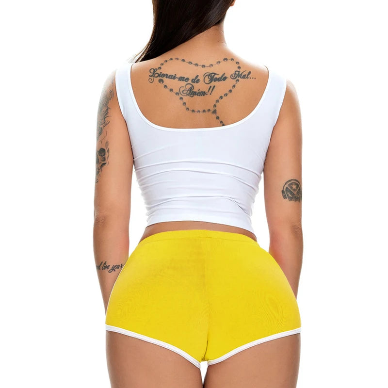 GOOD GIRL Hot Pants - Sexy Women's Shorts Lingerie | Stretch Yoga Sports Underwear