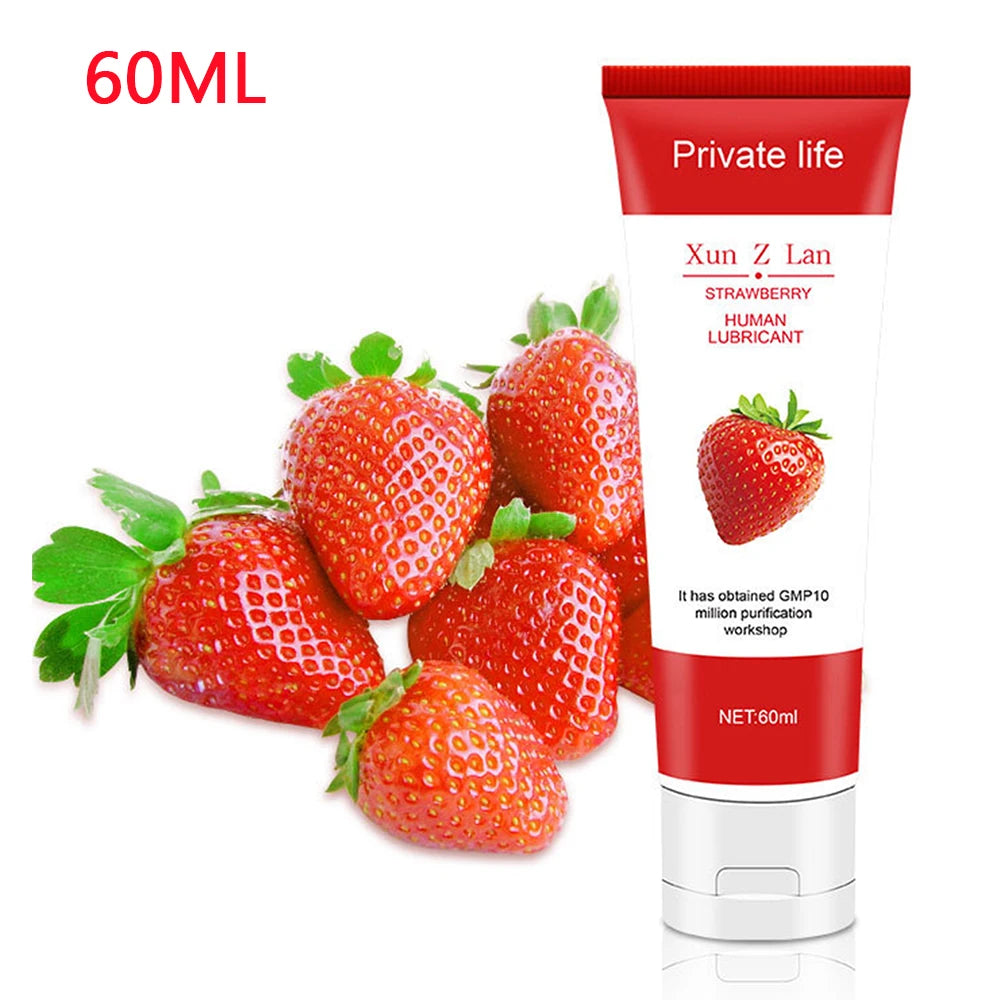 Edible Flavored Lubricant - Lickable Fruity Intimate Gel (60ml)