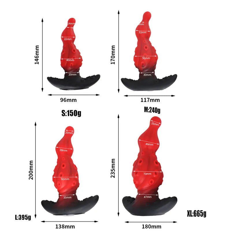 New Color Wearable Anal Plug Dildo