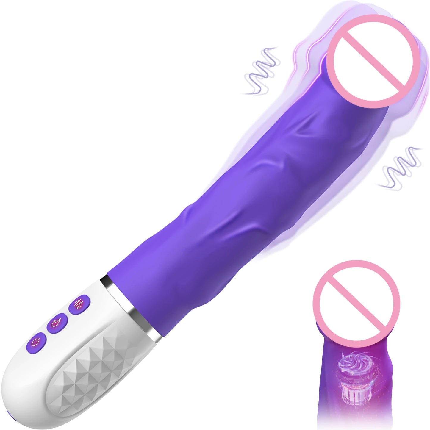 Realistic Vibrate Dildo - 10 Modes