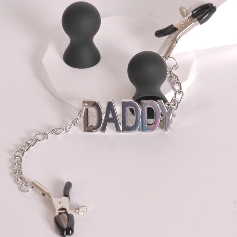 Bondage Nipple Clamps-Sucker Simifo