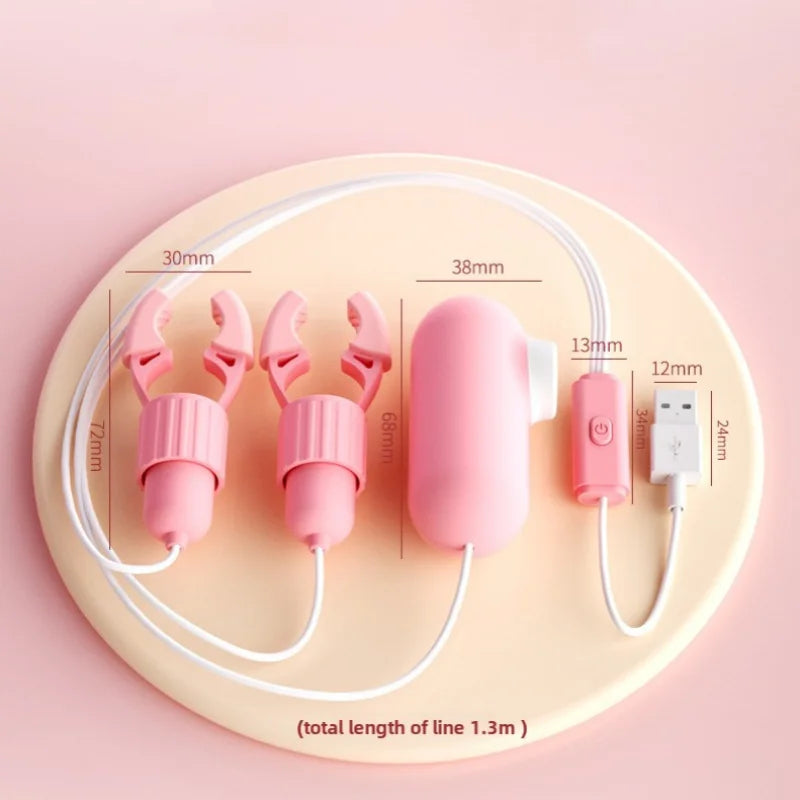 Sucking & Vibrating Nipple Clamps Simifo