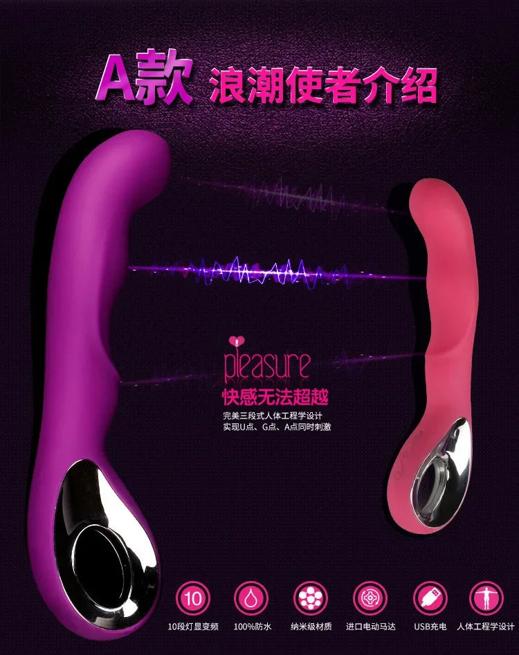 Pink - Purple vibrator Simifo