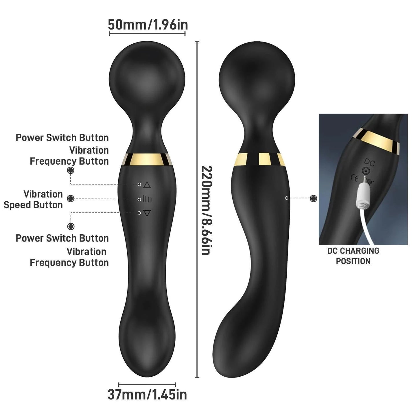 Vibrator Wand Simifo
