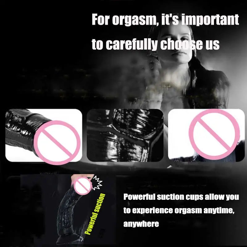 Realistic G-Spot Jelly Dildo with Suction Cup - Silicone Penis Butt Plug | Women's Pleasure Toy