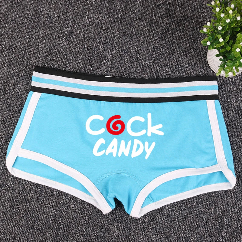 COCK CANDY Women's Cotton Boxer Shorts - Breathable Boyshort Panties | Comfortable Intimates