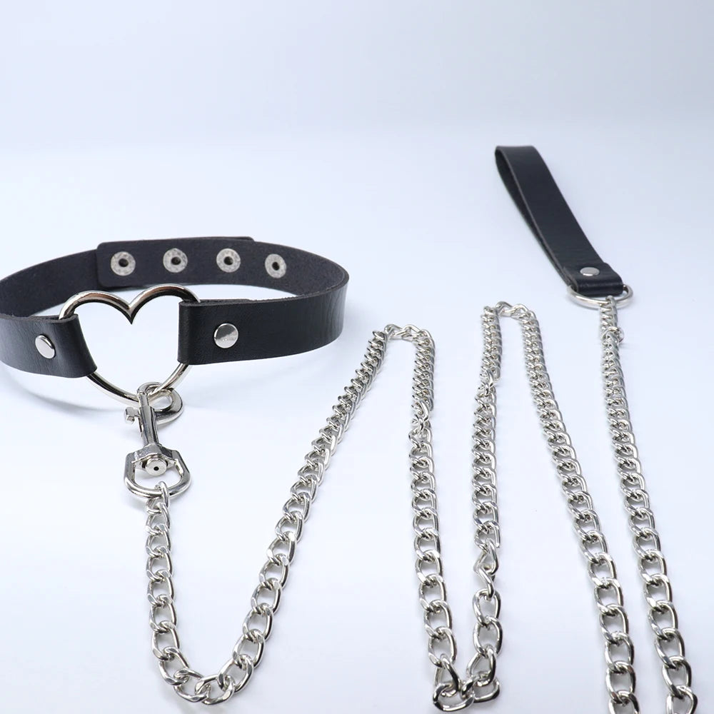 Collar with leash Simifo