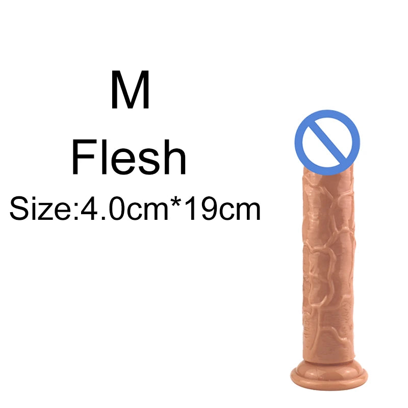 5 Colors Dildo With Suction Cup Simifo
