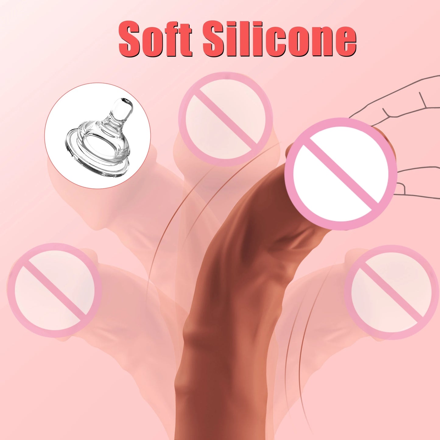 Realistic Vibrate Dildo - 10 Modes