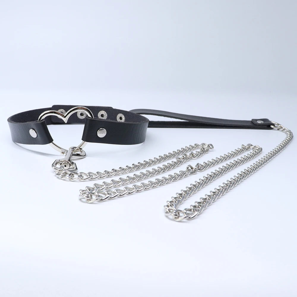 Collar with leash Simifo