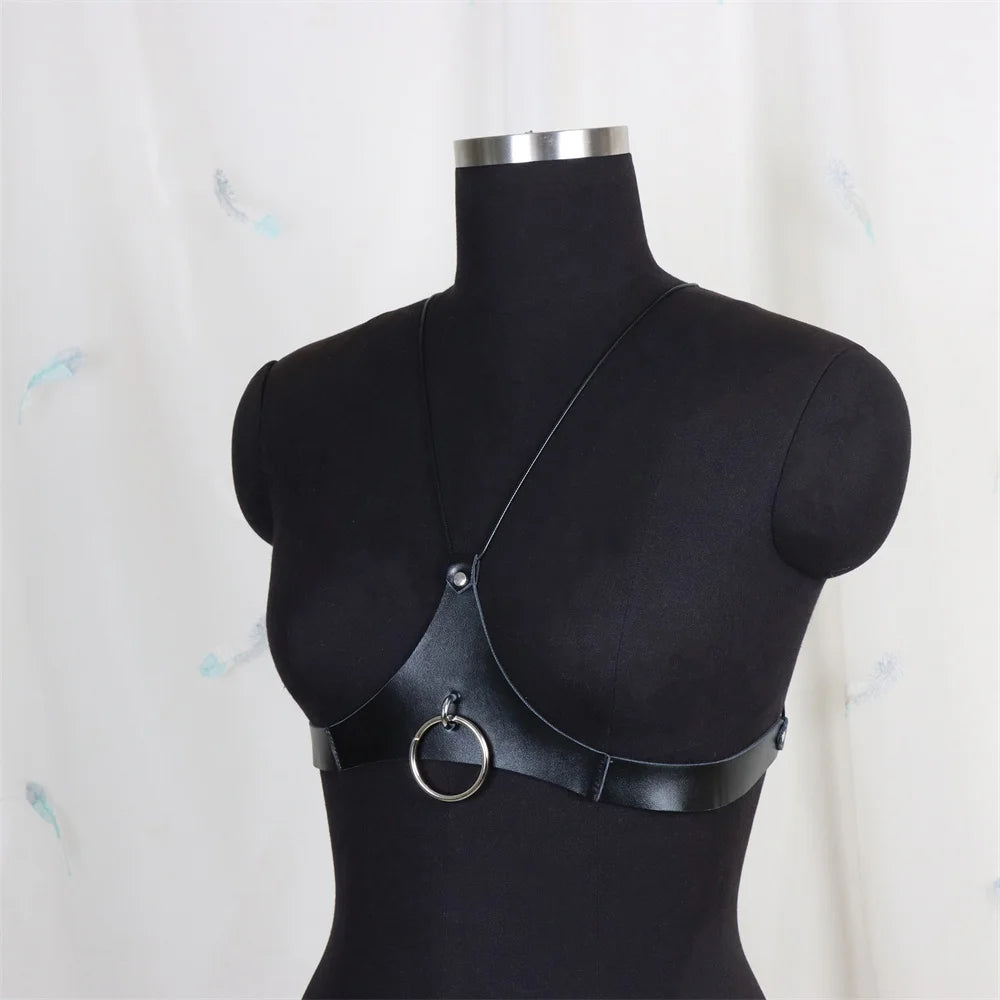 Sexy Body Harness - PU Leather Straps