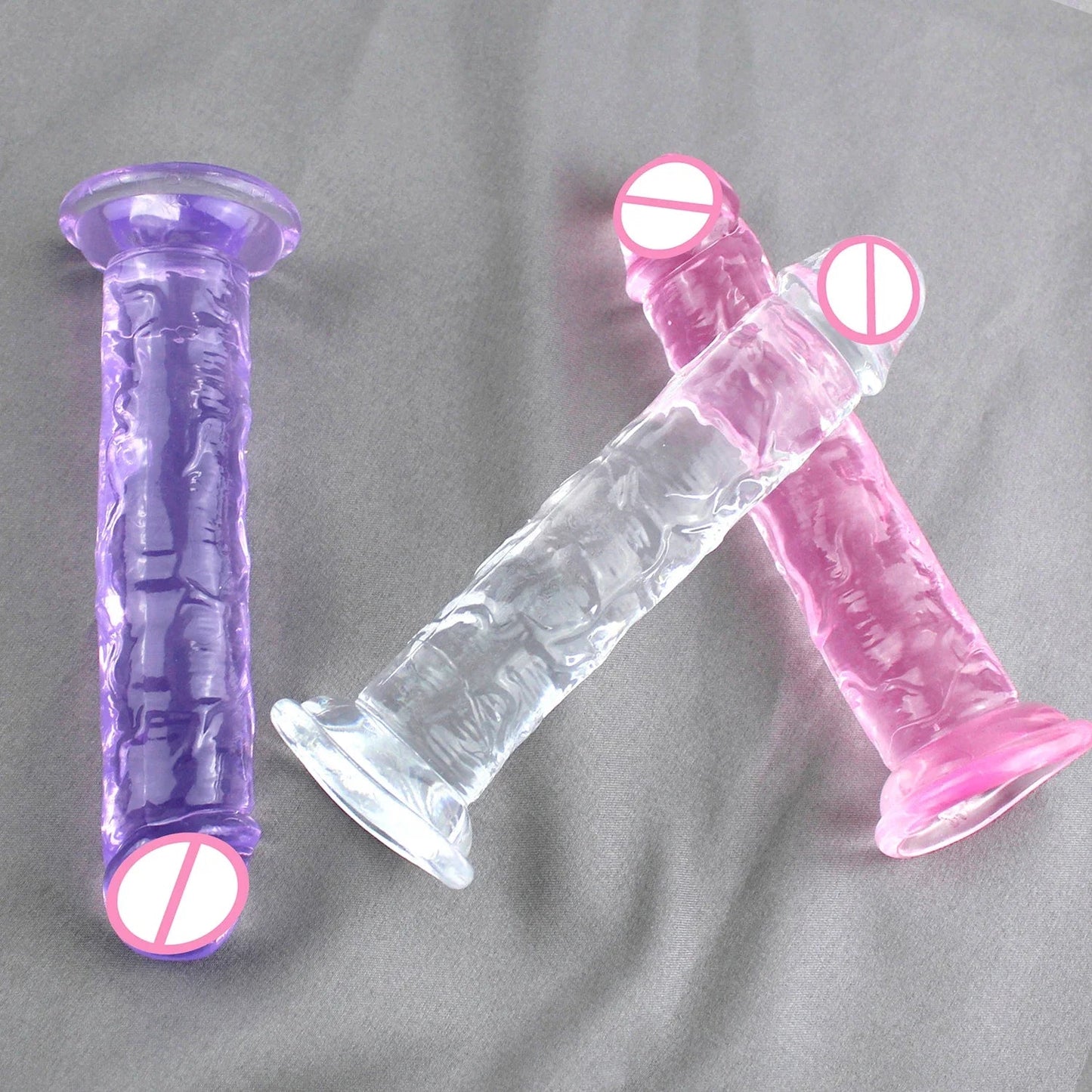 5 Colors Dildo With Suction Cup Simifo
