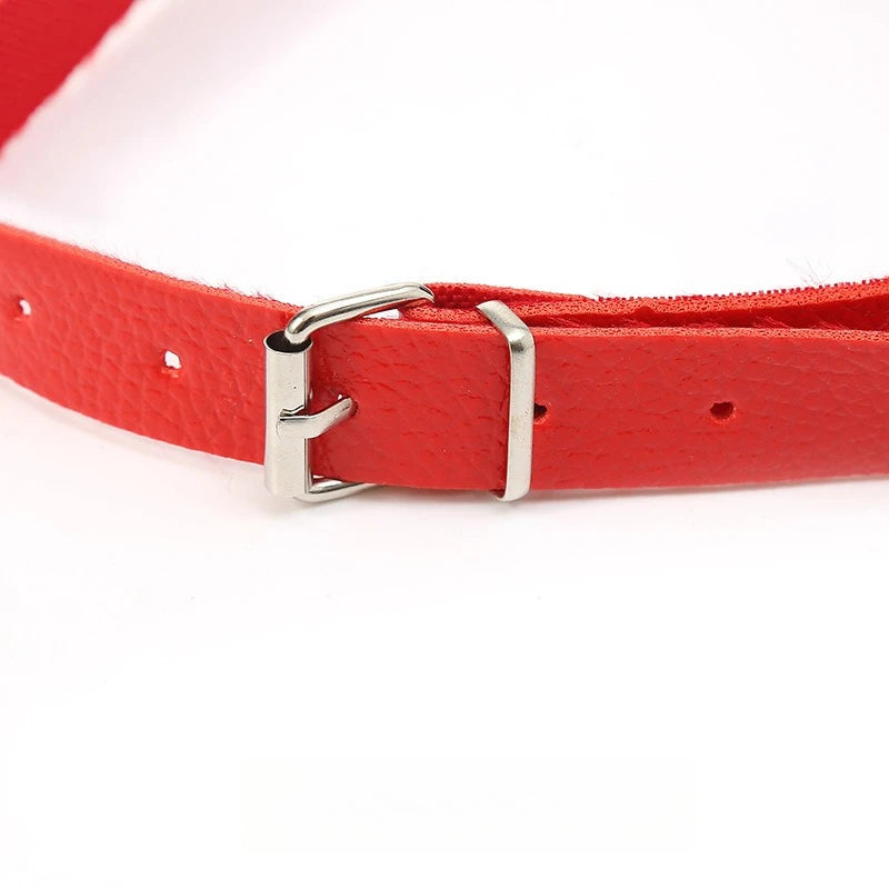Leather Ball Gag Simifo