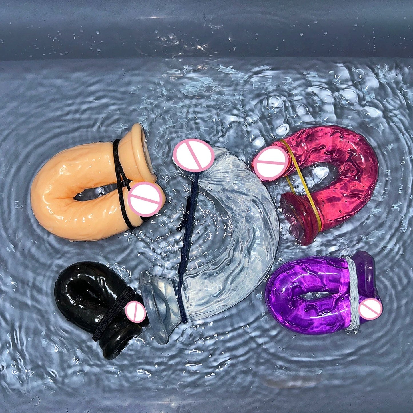 5 Colors Dildo With Suction Cup Simifo