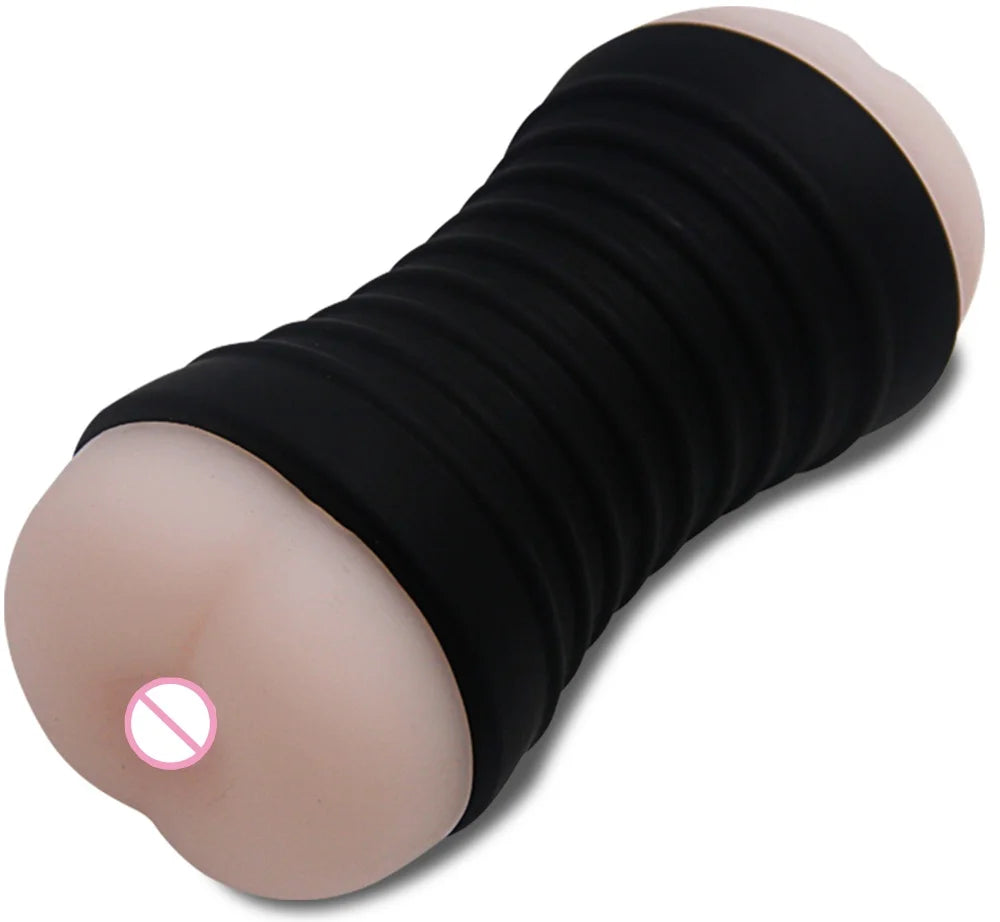 Realistic Vagina & Anal Male Masturbator Cup - Pocket Pussy Stroker | Men's Adult Pleasure Toy