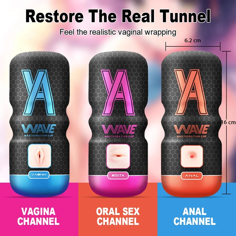 Electric Vibrating Male Masturbator - Realistic Silicone Vagina Stroker | Men's Pleasure Toy