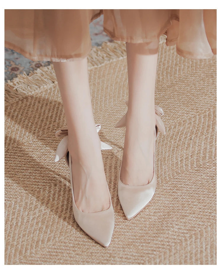 White High Heels Simifo