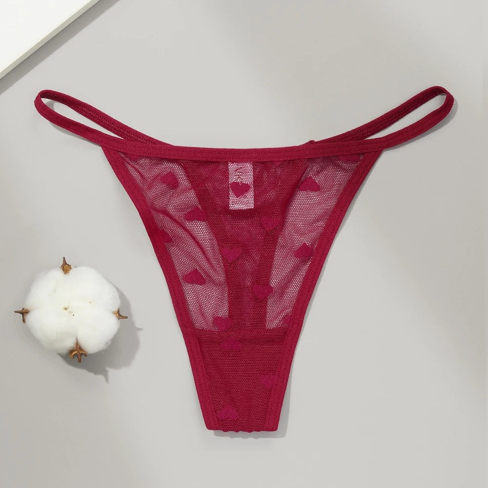 Lace Sheer Thong Simifo