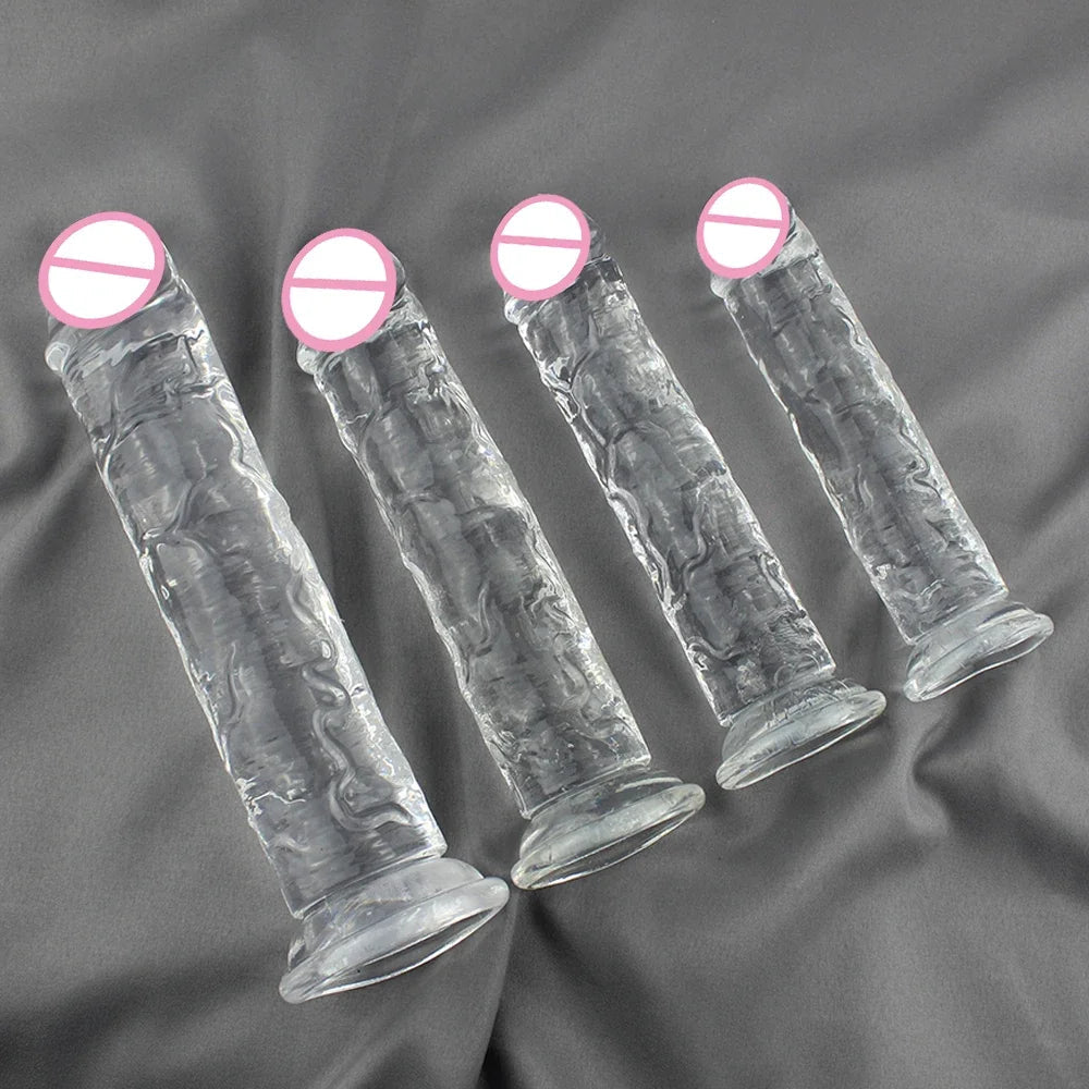 5 Colors Dildo With Suction Cup Simifo