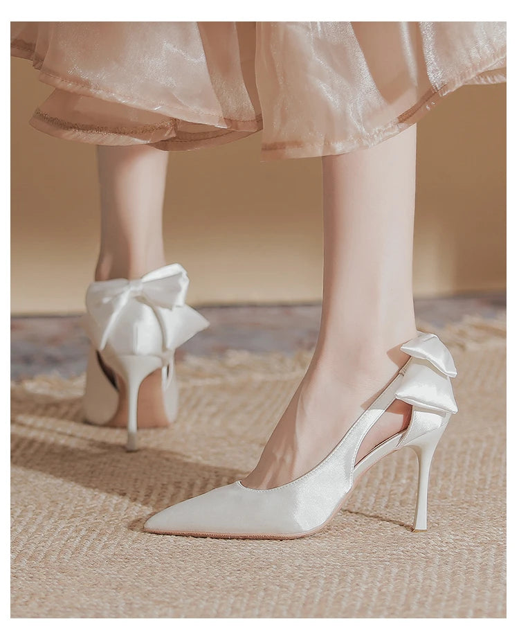 White High Heels Simifo