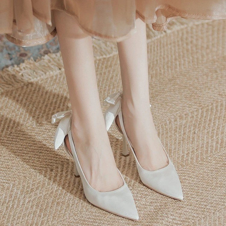 White High Heels Simifo