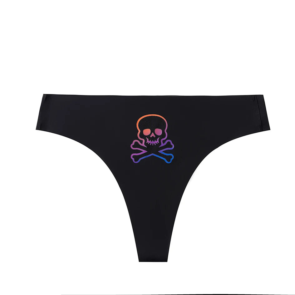 Halloween Women's Thong Set - 3 Piece Breathable Sexy Lingerie Collection